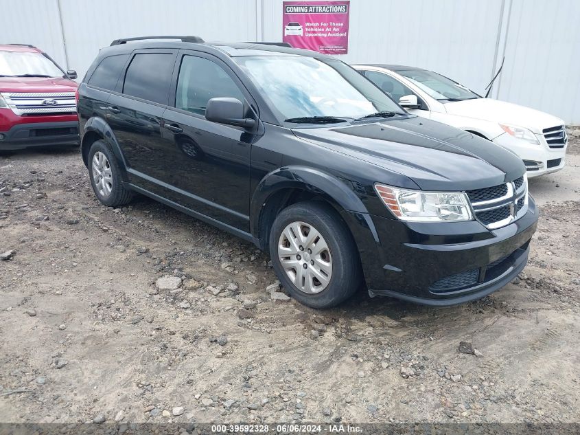 2016 Dodge Journey Se VIN: 3C4PDCAB9GT120302 Lot: 39592328