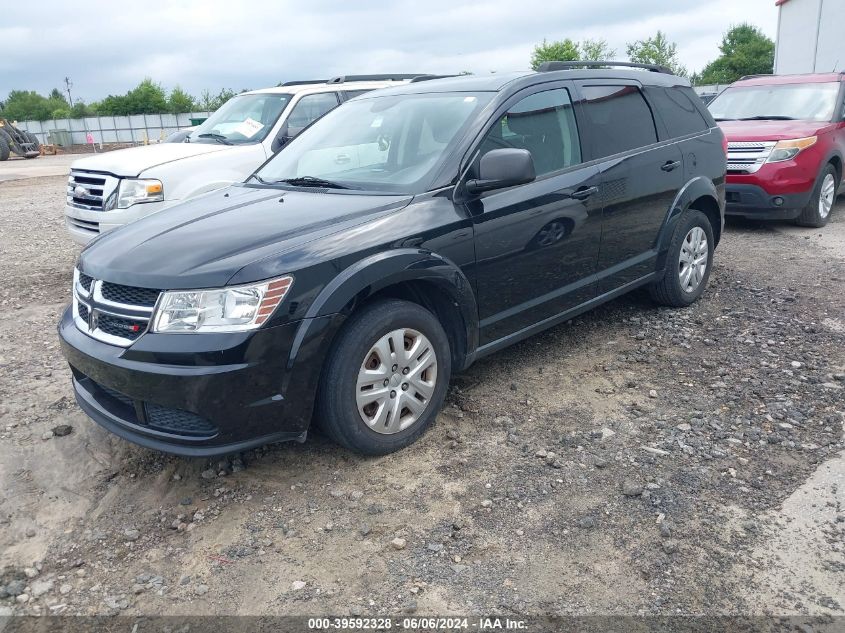 2016 Dodge Journey Se VIN: 3C4PDCAB9GT120302 Lot: 39592328