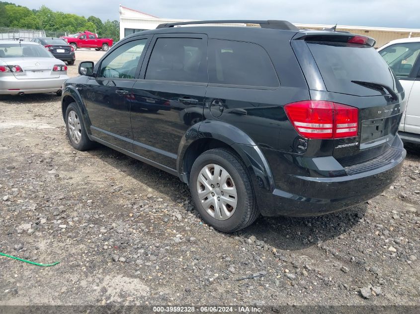 2016 Dodge Journey Se VIN: 3C4PDCAB9GT120302 Lot: 39592328