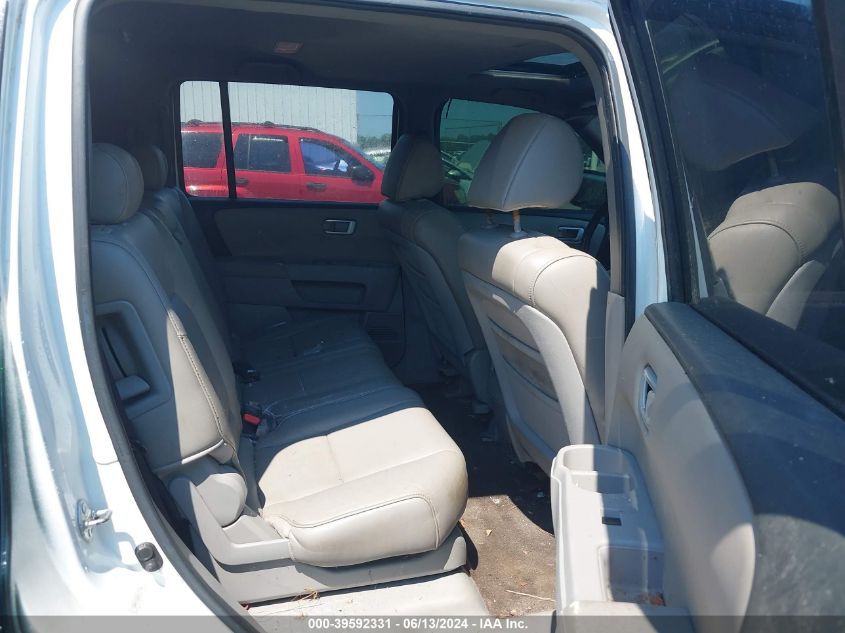 2011 Honda Pilot Ex-L VIN: 5FNYF3H5XBB029044 Lot: 39592331