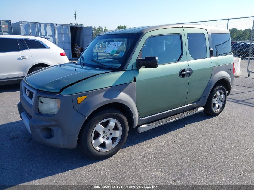 2003 Honda Element Ex VIN: 5J6YH28553L054351 Lot: 39592340