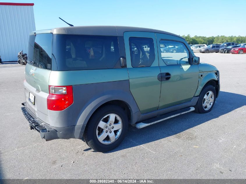 2003 Honda Element Ex VIN: 5J6YH28553L054351 Lot: 39592340