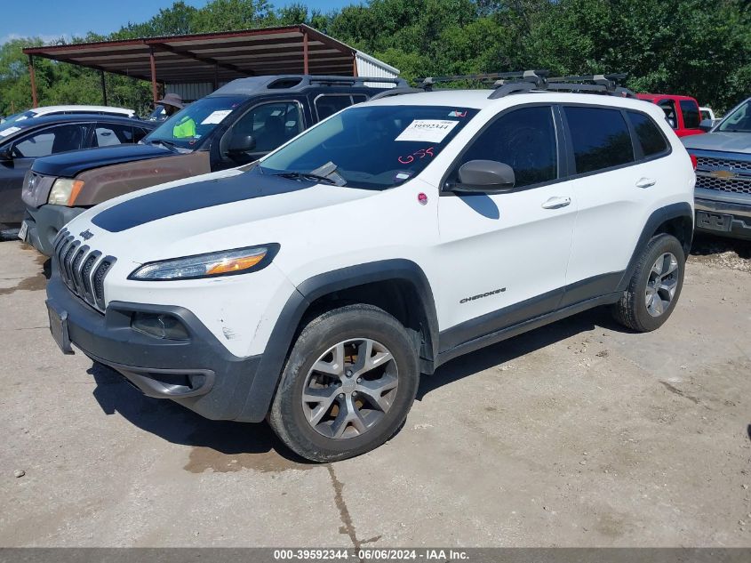 2014 Jeep Cherokee Trailhawk VIN: 1C4PJMBSXEW212295 Lot: 39592344