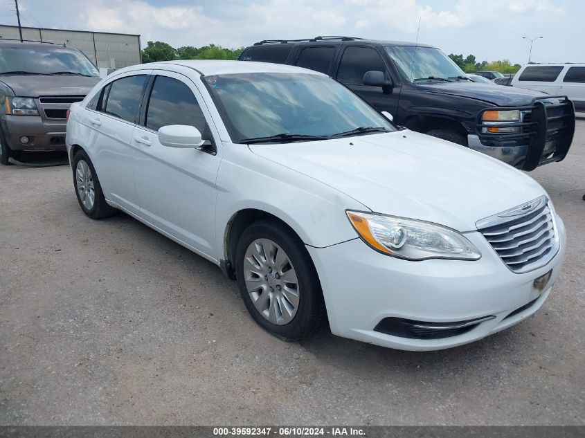 2013 Chrysler 200 Lx VIN: 1C3CCBAB7DN691556 Lot: 39592347