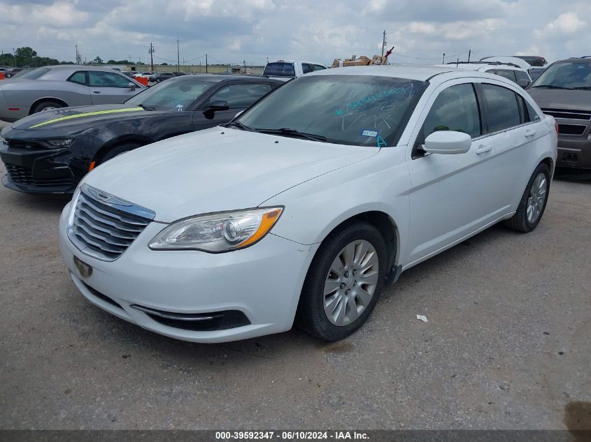 2013 Chrysler 200 Lx VIN: 1C3CCBAB7DN691556 Lot: 39592347