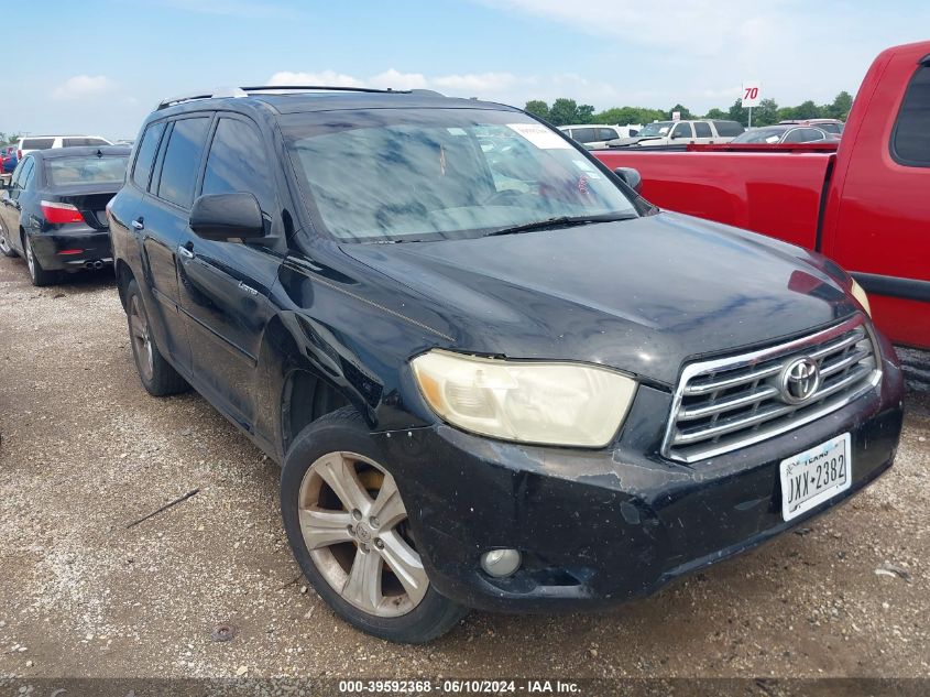 2008 Toyota Highlander Limited VIN: JTEES42AX82079878 Lot: 39592368