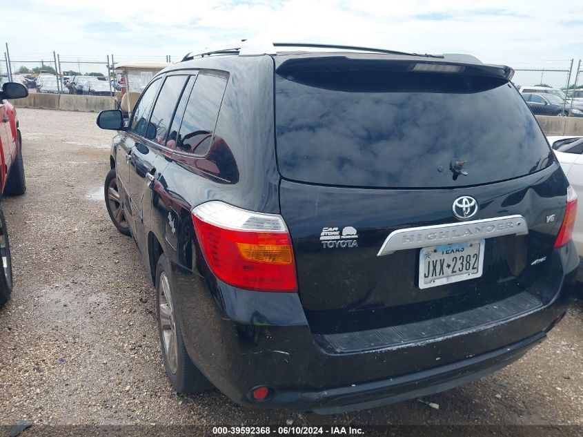 2008 Toyota Highlander Limited VIN: JTEES42AX82079878 Lot: 39592368