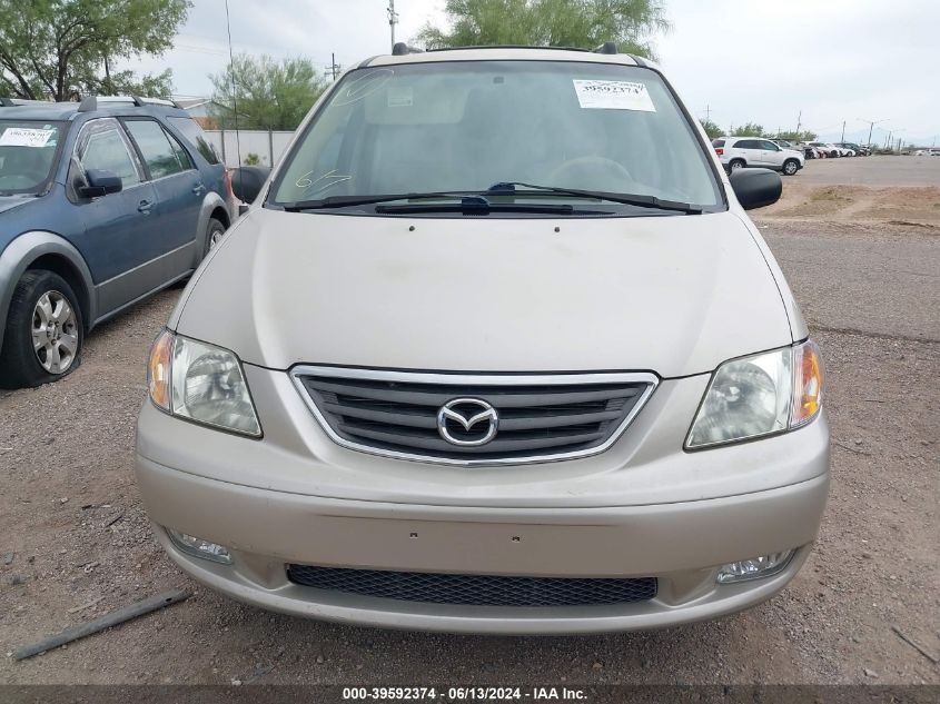 2001 Mazda Mpv Dx/Es/Lx VIN: JM3LW28Y410184935 Lot: 39592374