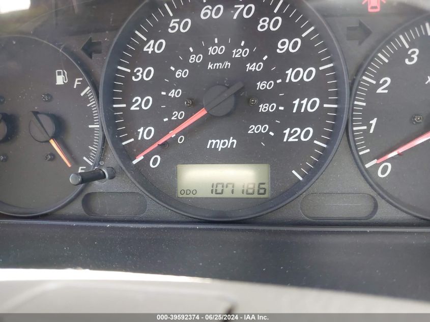 2001 Mazda Mpv Dx/Es/Lx VIN: JM3LW28Y410184935 Lot: 39592374