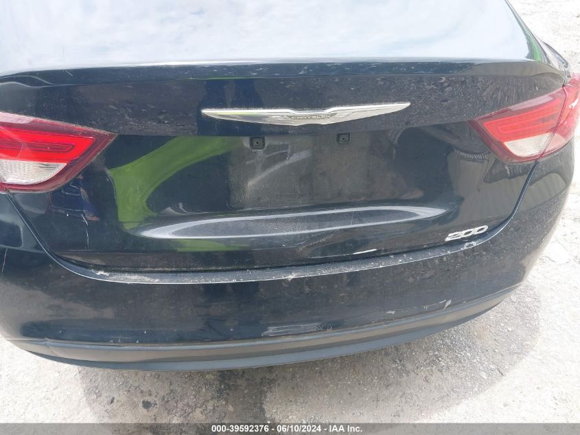 2015 Chrysler 200 Lx VIN: 1C3CCCFBXFN635046 Lot: 39592376