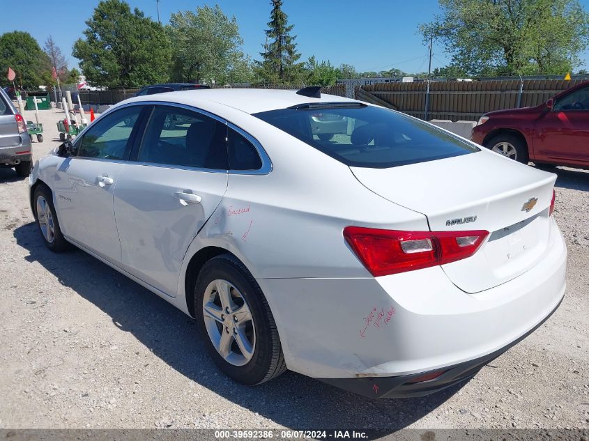 2023 Chevrolet Malibu Fwd 1Fl VIN: 1G1ZC5STXPF226758 Lot: 39592386