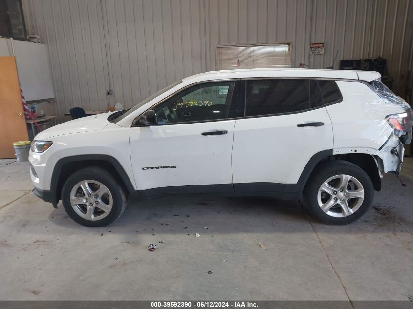 2023 Jeep Compass Sport 4X4 VIN: 3C4NJDAN6PT525212 Lot: 39592390