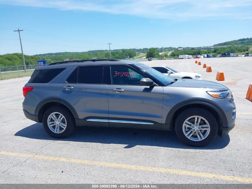 2022 Ford Explorer Xlt VIN: 1FMSK8DH1NGA50451 Lot: 39592398