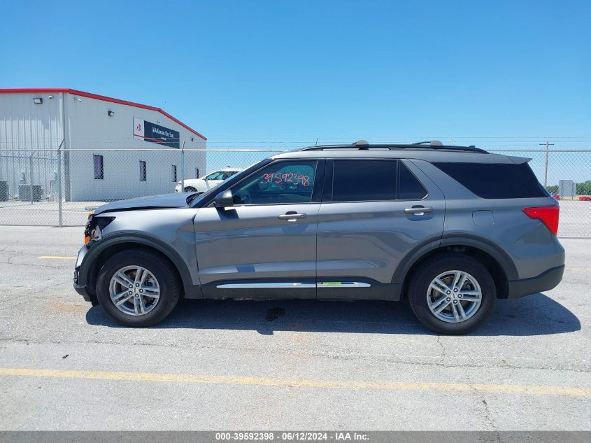 2022 Ford Explorer Xlt VIN: 1FMSK8DH1NGA50451 Lot: 39592398