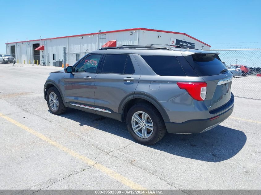 2022 Ford Explorer Xlt VIN: 1FMSK8DH1NGA50451 Lot: 39592398