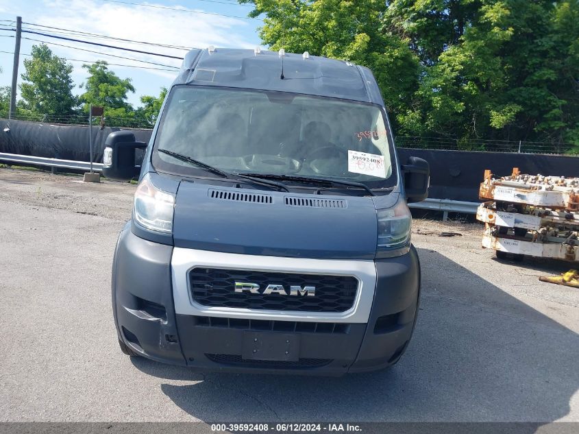 2019 Ram Promaster 3500 Cargo Van High Roof 159 Wb Ext VIN: 3C6URVJG0KE551580 Lot: 39592408