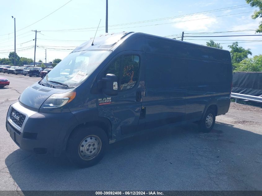 2019 Ram Promaster 3500 Cargo Van High Roof 159 Wb Ext VIN: 3C6URVJG0KE551580 Lot: 39592408