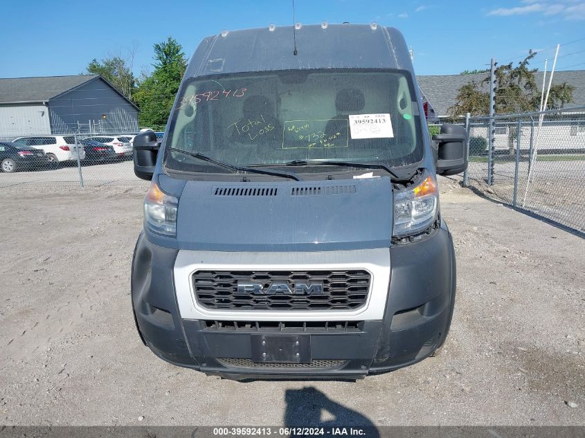 2019 Ram Promaster 3500 Cargo Van High Roof 159 Wb Ext VIN: 3C6URVJGXKE558732 Lot: 39592413