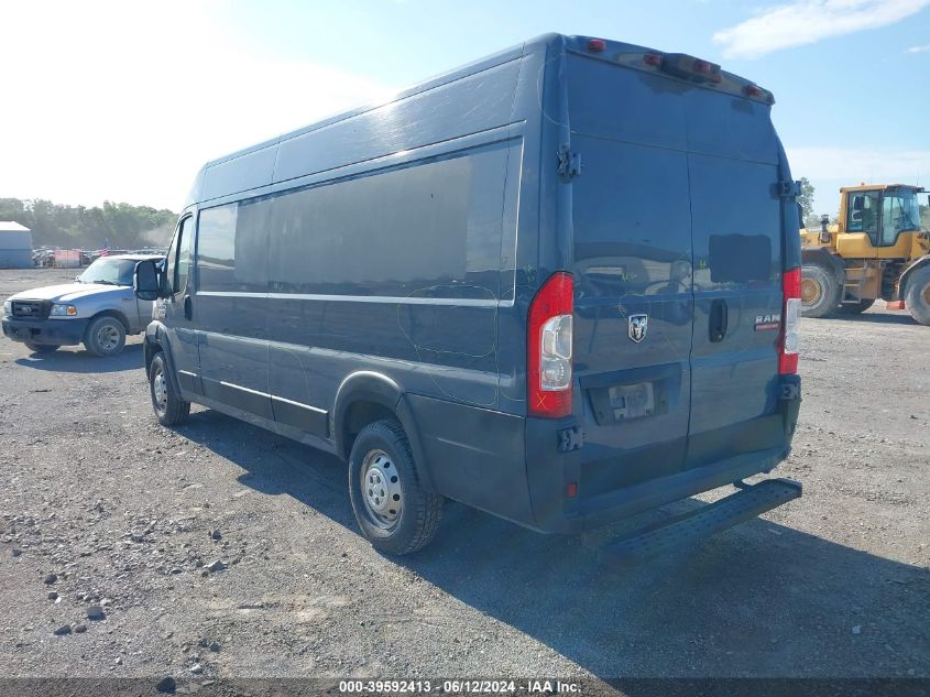 2019 Ram Promaster 3500 Cargo Van High Roof 159 Wb Ext VIN: 3C6URVJGXKE558732 Lot: 39592413