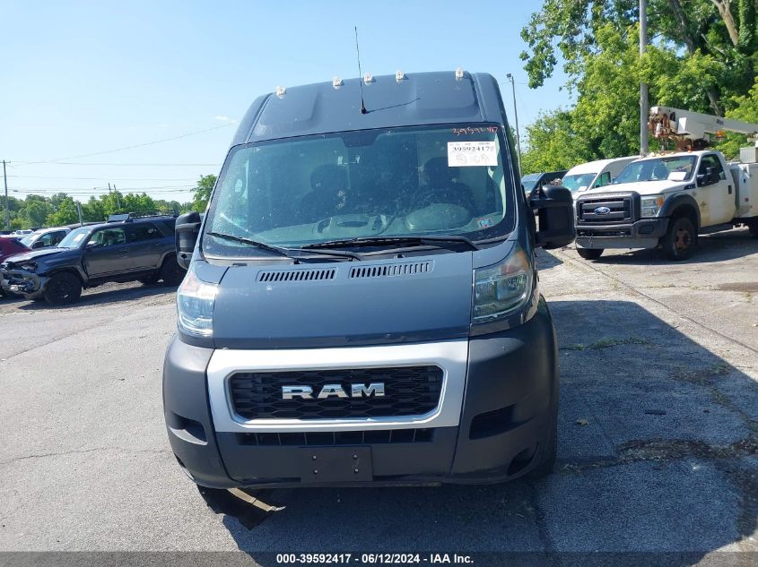 2020 Ram Promaster 3500 Cargo Van High Roof 159 Wb Ext VIN: 3C6URVJG7LE108098 Lot: 39592417