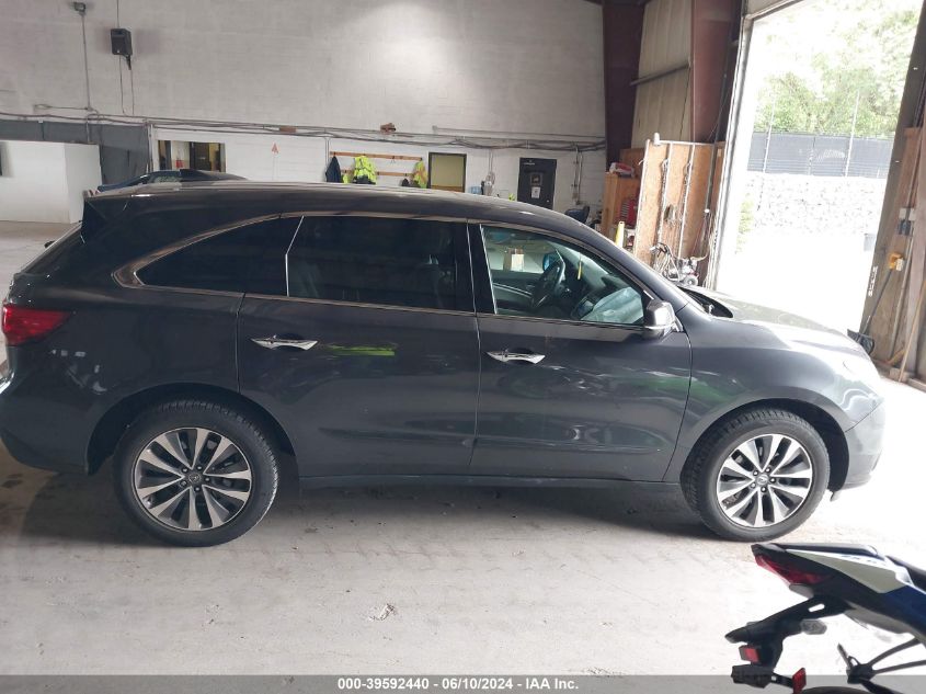 2016 Acura Mdx Technology Entertainment Packages/Technology, Entertainment Acurawatch Plus Packages VIN: 5FRYD4H66GB010470 Lot: 39592440