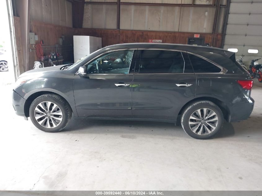 2016 Acura Mdx Technology Entertainment Packages/Technology, Entertainment Acurawatch Plus Packages VIN: 5FRYD4H66GB010470 Lot: 39592440