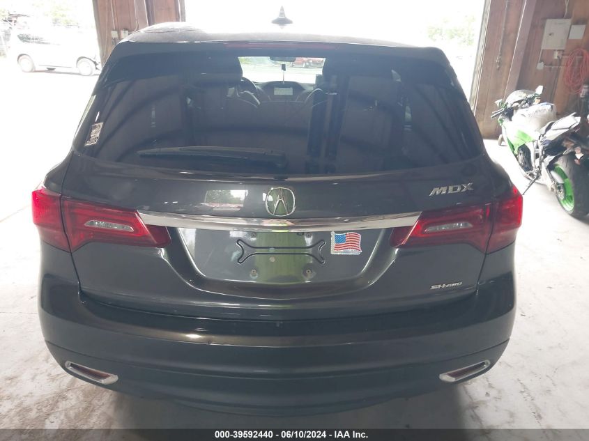 2016 Acura Mdx Technology Entertainment Packages/Technology, Entertainment Acurawatch Plus Packages VIN: 5FRYD4H66GB010470 Lot: 39592440