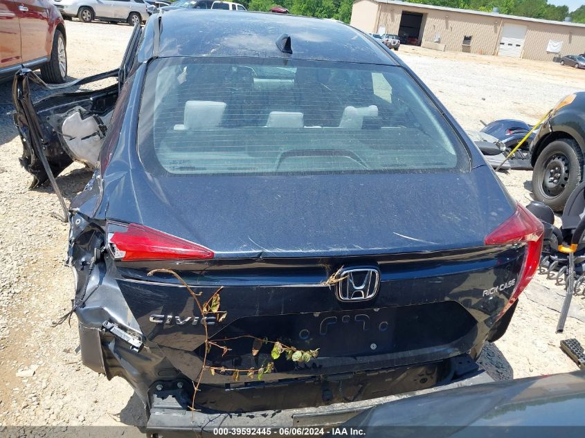 2018 Honda Civic Ex VIN: 19XFC2F72JE031650 Lot: 39592445