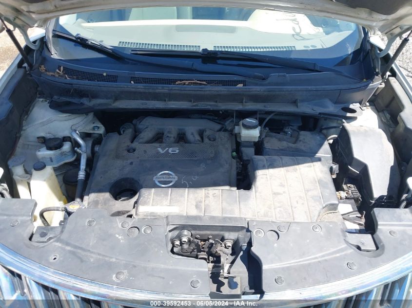 2009 Nissan Murano Sl VIN: JN8AZ18U49W025604 Lot: 39592453