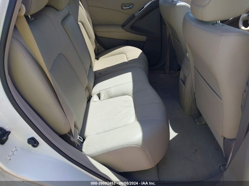 2009 Nissan Murano Sl VIN: JN8AZ18U49W025604 Lot: 39592453