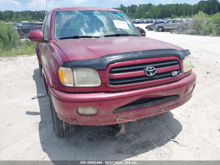 5TBBT48111S215219 2001 Toyota Tundra Ltd V8