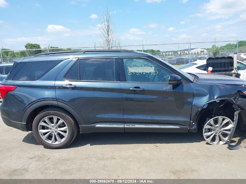 2023 Ford Explorer Xlt VIN: 1FMSK8DH1PGB72357 Lot: 39592470