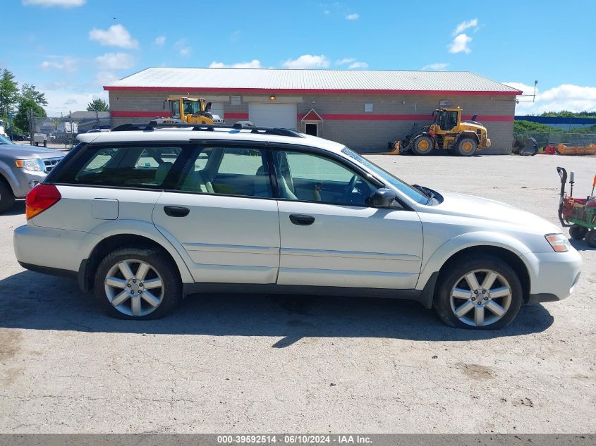 2006 Subaru Outback 2.5I VIN: 4S4BP61C567340501 Lot: 39592514