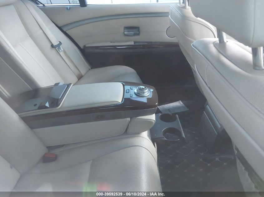 2008 BMW 750Li VIN: WBAHN83548DT77748 Lot: 39592539