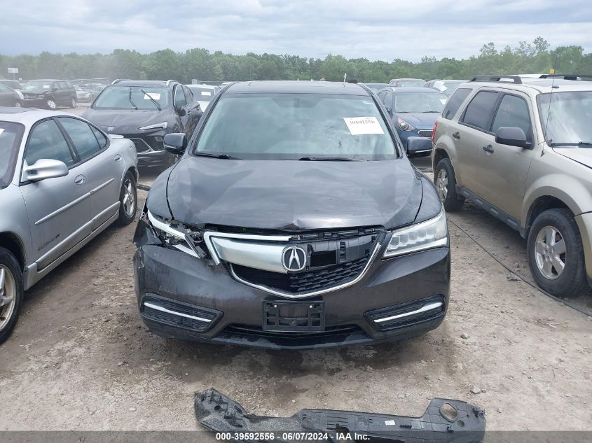 2015 Acura Mdx VIN: 5FRYD4H27FB023479 Lot: 39592556