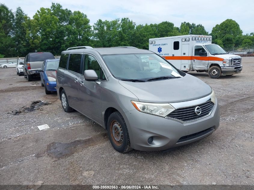 2012 Nissan Quest S VIN: JN8AE2KPXC9040778 Lot: 39592563