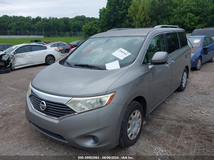 2012 Nissan Quest S VIN: JN8AE2KPXC9040778 Lot: 39592563