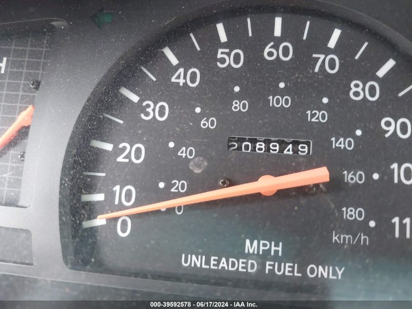 1996 Toyota Tacoma Xtracab VIN: 4TAVL52N7TZ096692 Lot: 39592578