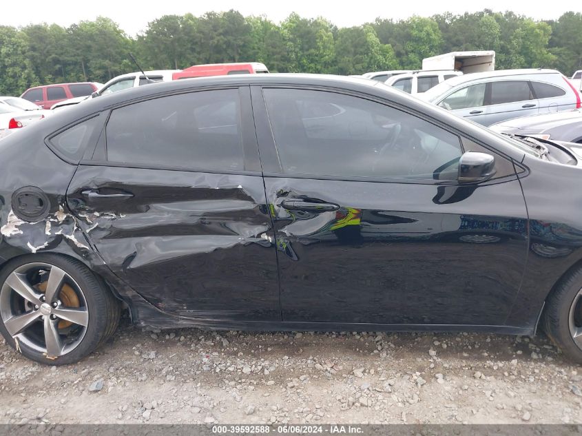 2015 Dodge Dart Gt VIN: 1C3CDFEB3FD193698 Lot: 39592588