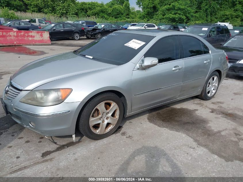 2007 Acura Rl 3.5 VIN: JH4KB16607C001077 Lot: 39592601