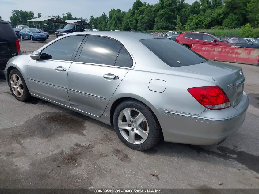 2007 Acura Rl 3.5 VIN: JH4KB16607C001077 Lot: 39592601