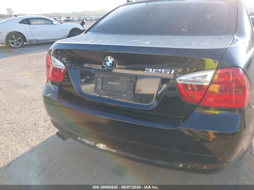 2006 BMW 325I VIN: WBAVB13516PT24343 Lot: 39592620