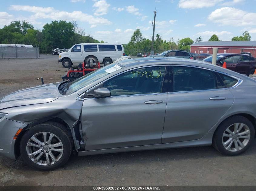 2015 Chrysler 200 Limited VIN: 1C3CCCAB7FN702872 Lot: 39592632