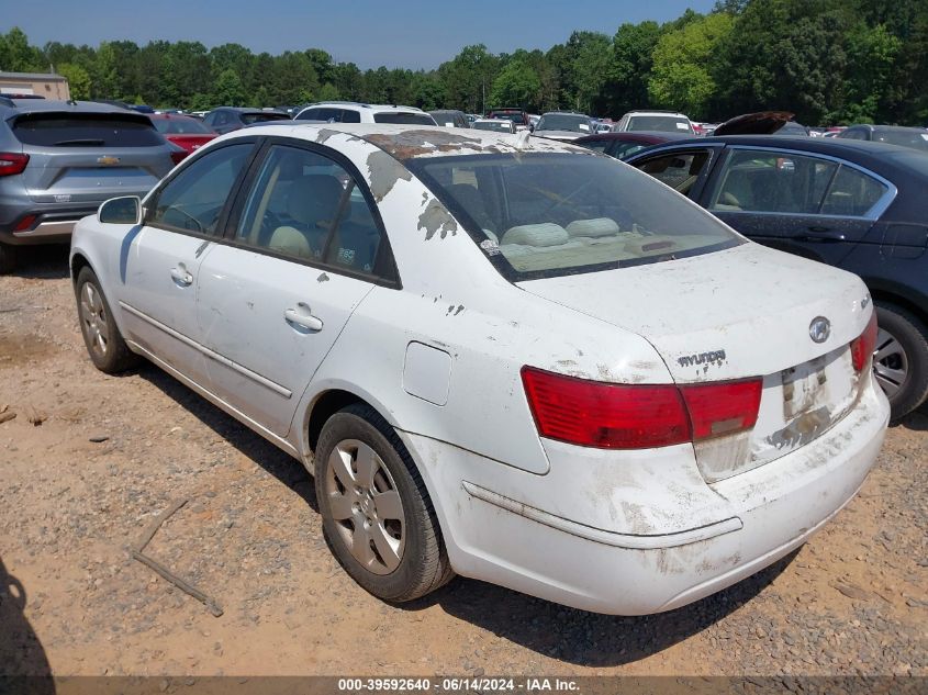 2009 Hyundai Sonata Gls VIN: 5NPET46C49H460736 Lot: 39592640