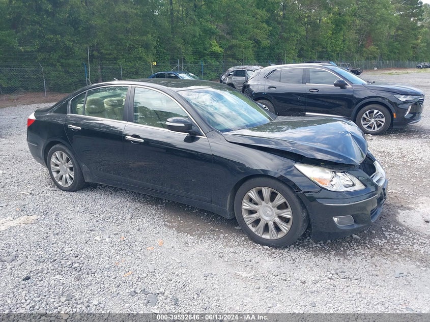2009 Hyundai Genesis 3.8 VIN: KMHGC46E19U043117 Lot: 39592646