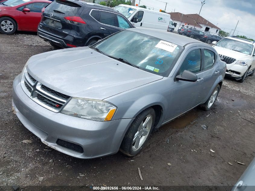 2013 Dodge Avenger Se VIN: 1C3CDZABXDN680962 Lot: 39592656