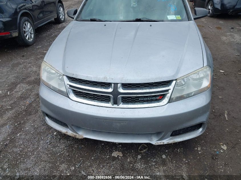 2013 Dodge Avenger Se VIN: 1C3CDZABXDN680962 Lot: 39592656