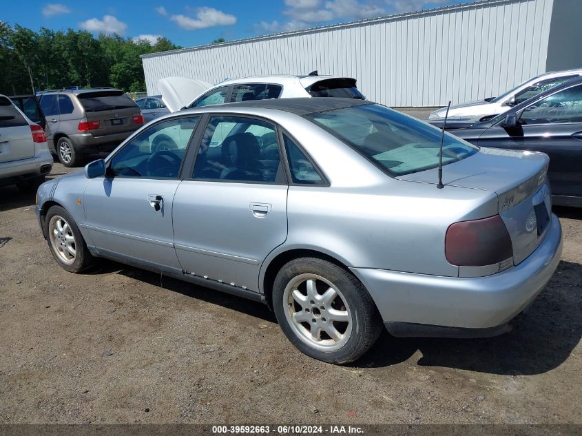 1999 Audi A4 1.8T Quattro VIN: WAUCB28D9XA053839 Lot: 39592663