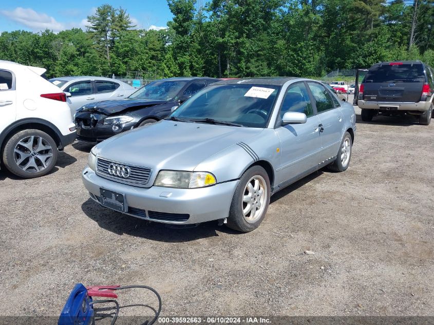 1999 Audi A4 1.8T Quattro VIN: WAUCB28D9XA053839 Lot: 39592663