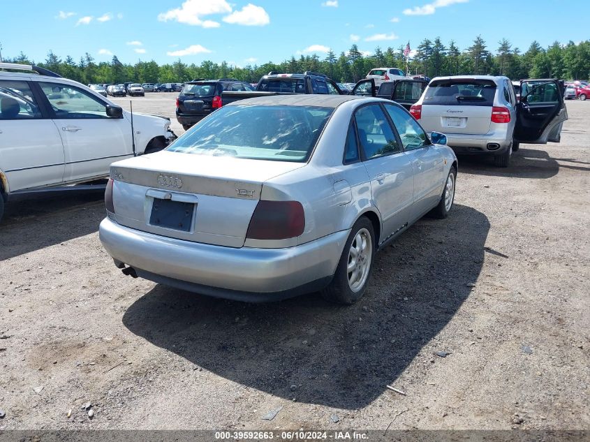 1999 Audi A4 1.8T Quattro VIN: WAUCB28D9XA053839 Lot: 39592663